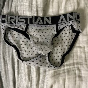 Andrew Christian Polka Dot Mesh Briefs